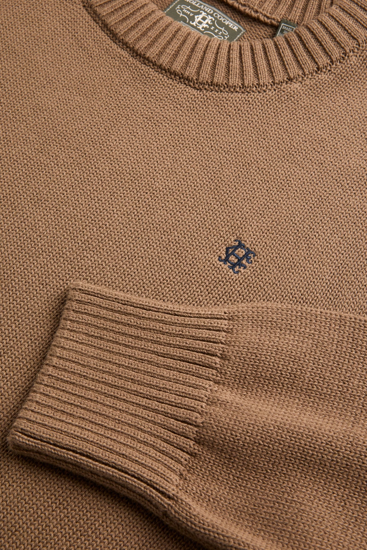 Men's Heritage Crew Neck Knit (Nubuck Brown)