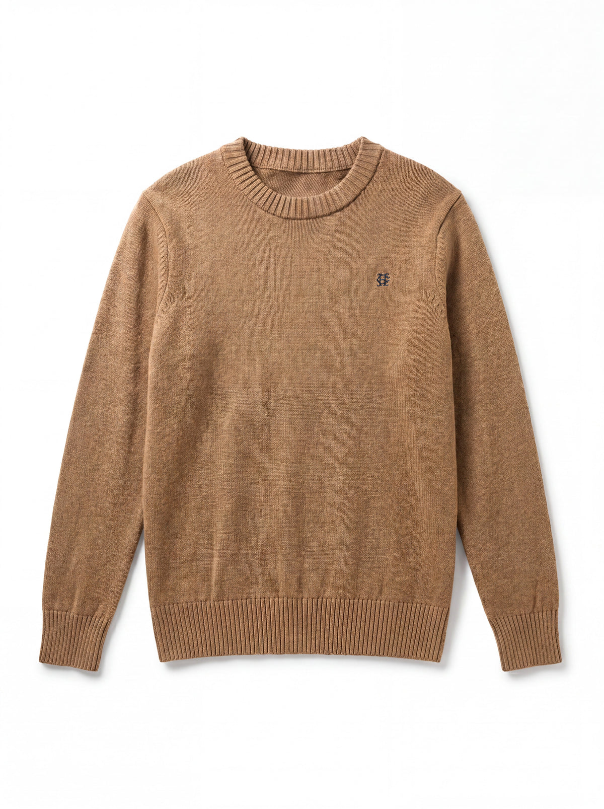 Men's Heritage Crew Neck Knit (Nubuck Brown)