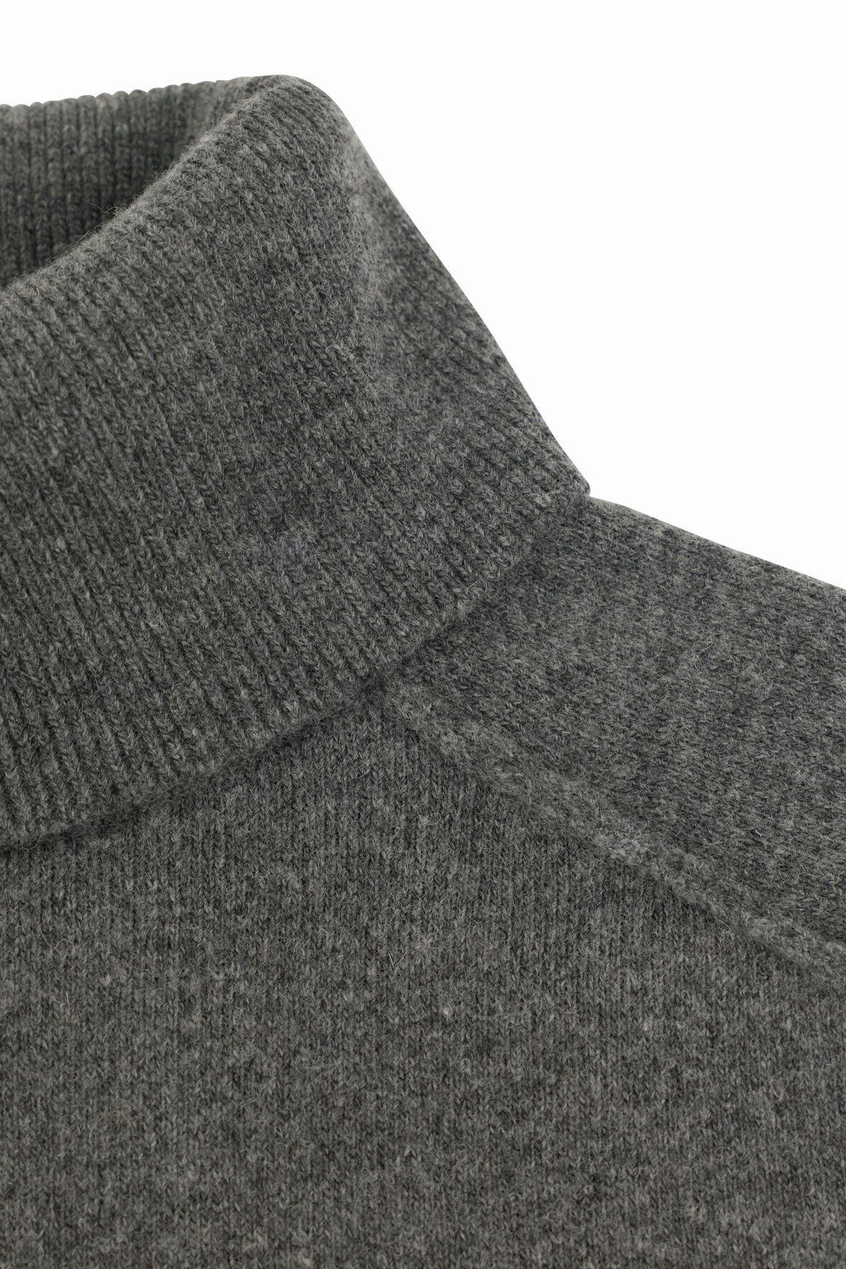 Mock Shirt Knit (Grey Marl)