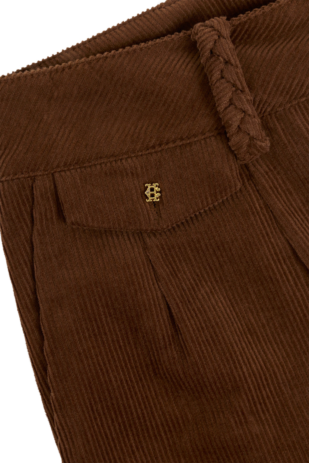 Tailored Wide Leg Cord (Hazelnut)
