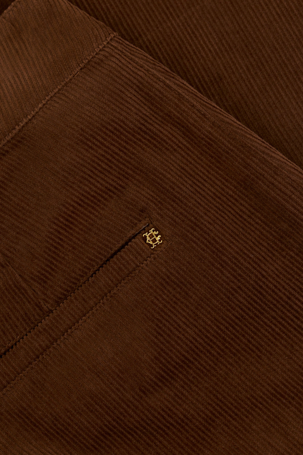 Tailored Wide Leg Cord (Hazelnut)