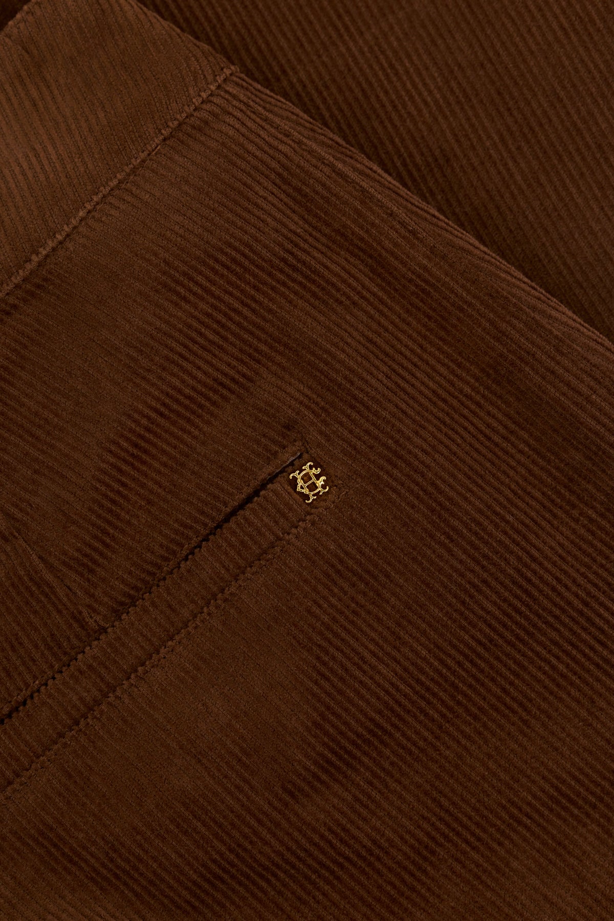 Tailored Wide Leg Cord (Hazelnut)