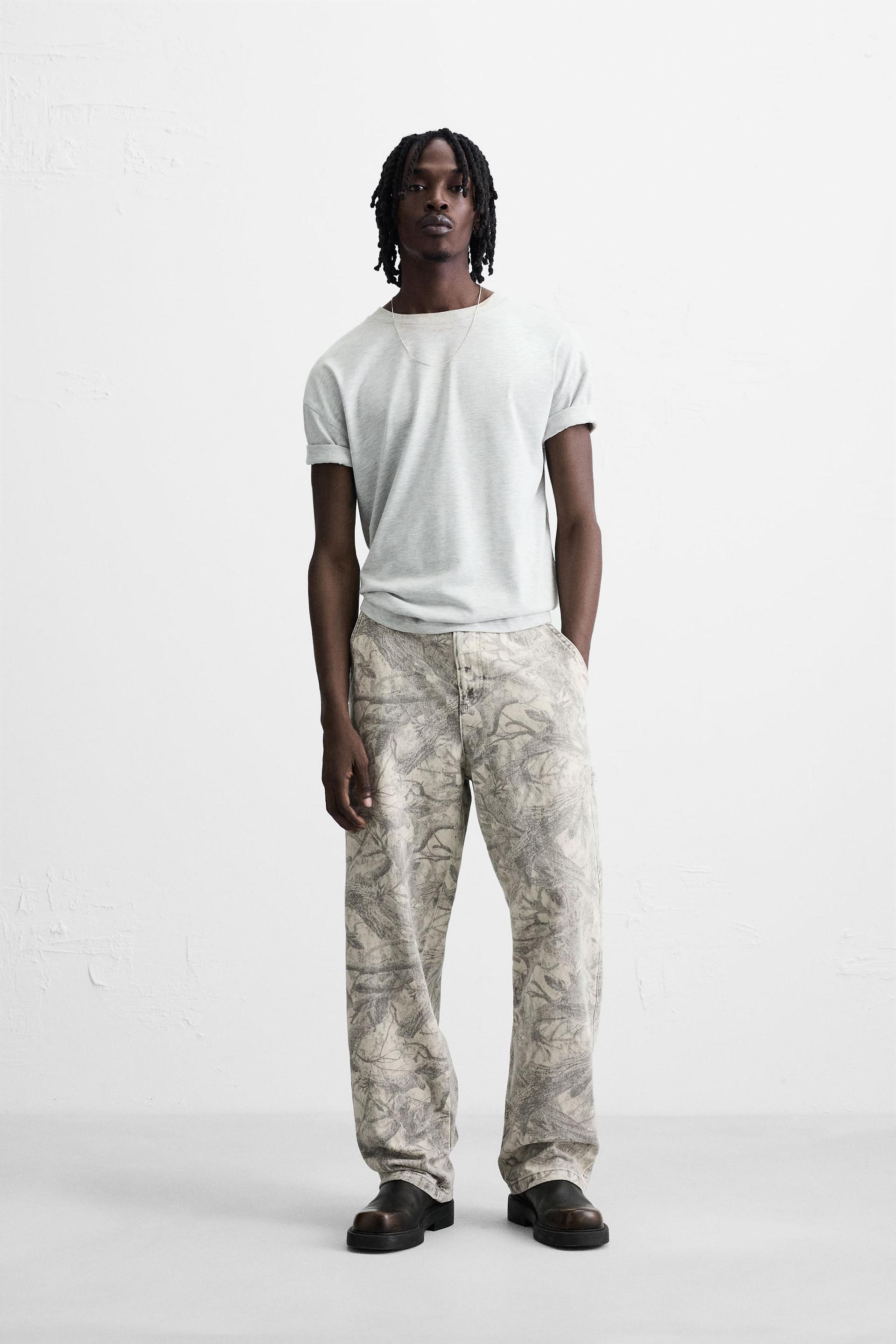 Abstract Print Trousers