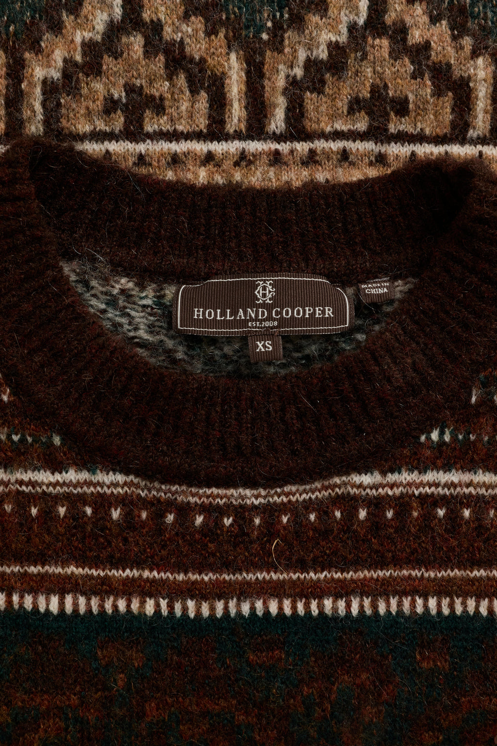 Arlington Knitted Tank (Forest Fairisle)