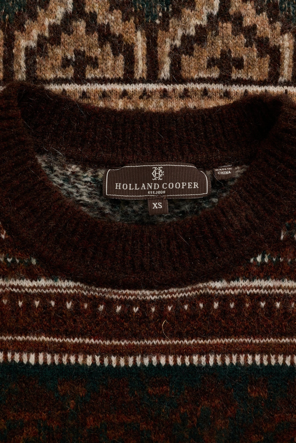 Arlington Knitted Tank (Forest Fairisle)