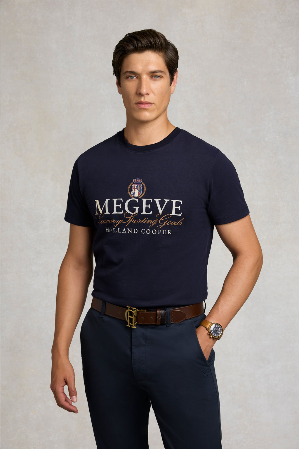 Men's Destination Tee (Ink Navy Mageve)