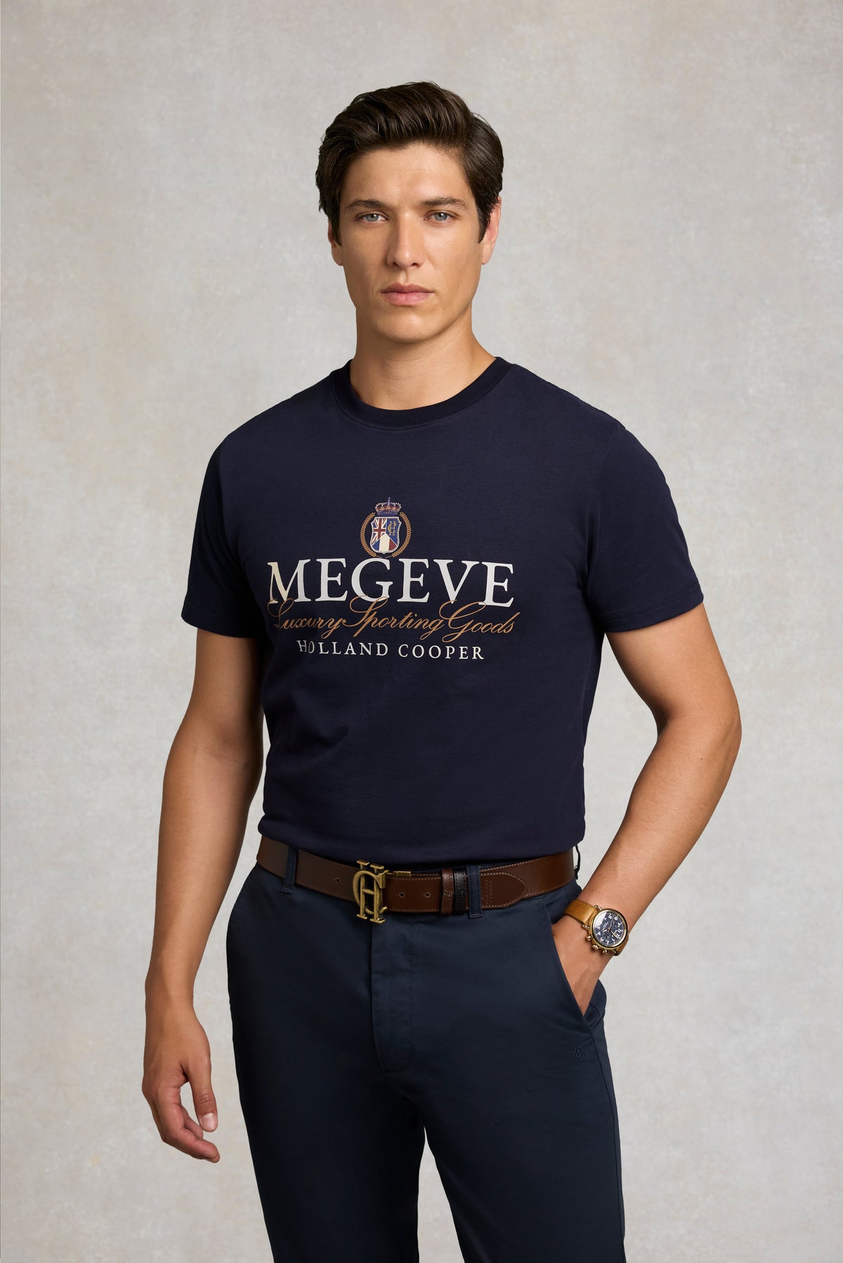 Men's Destination Tee (Ink Navy Mageve)
