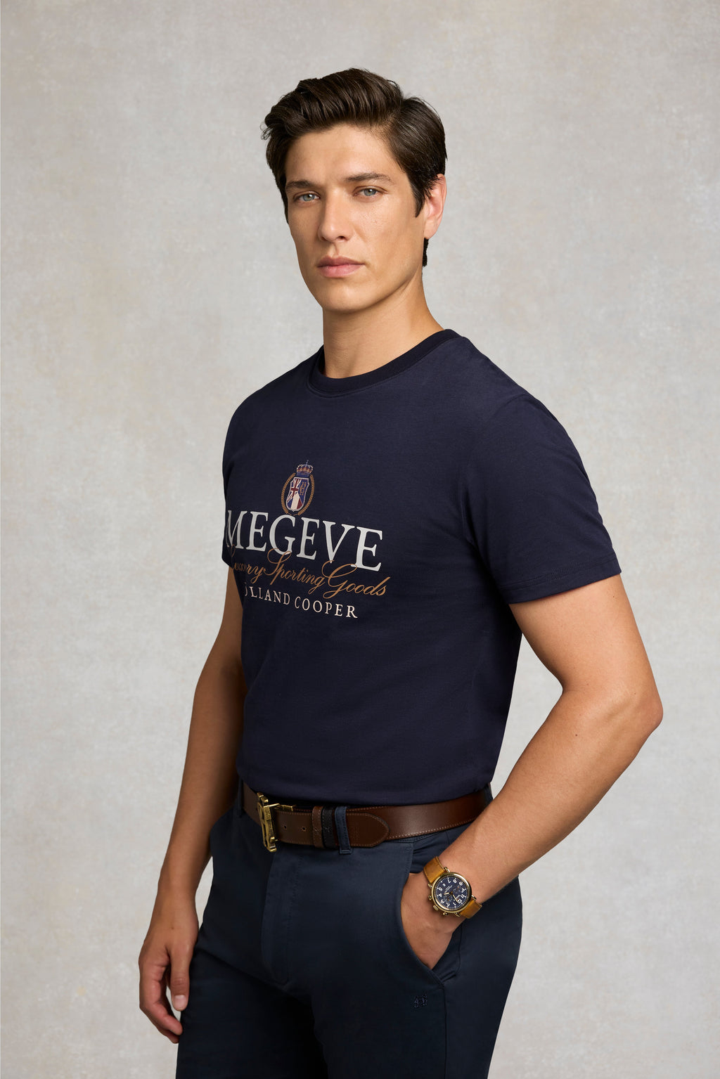 Men's Destination Tee (Ink Navy Mageve)