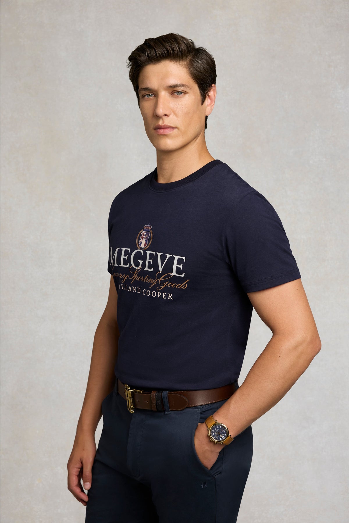 Men's Destination Tee (Ink Navy Mageve)
