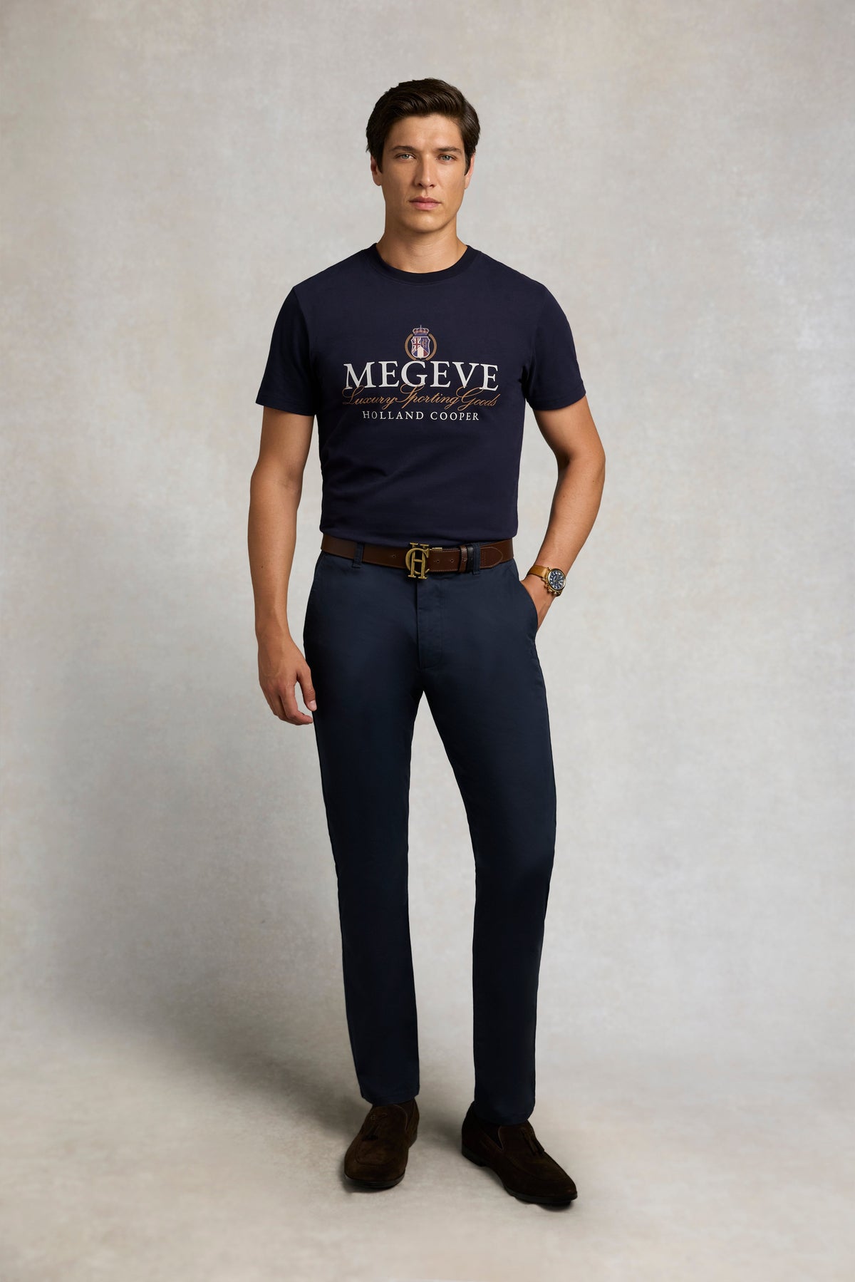 Men's Destination Tee (Ink Navy Mageve)