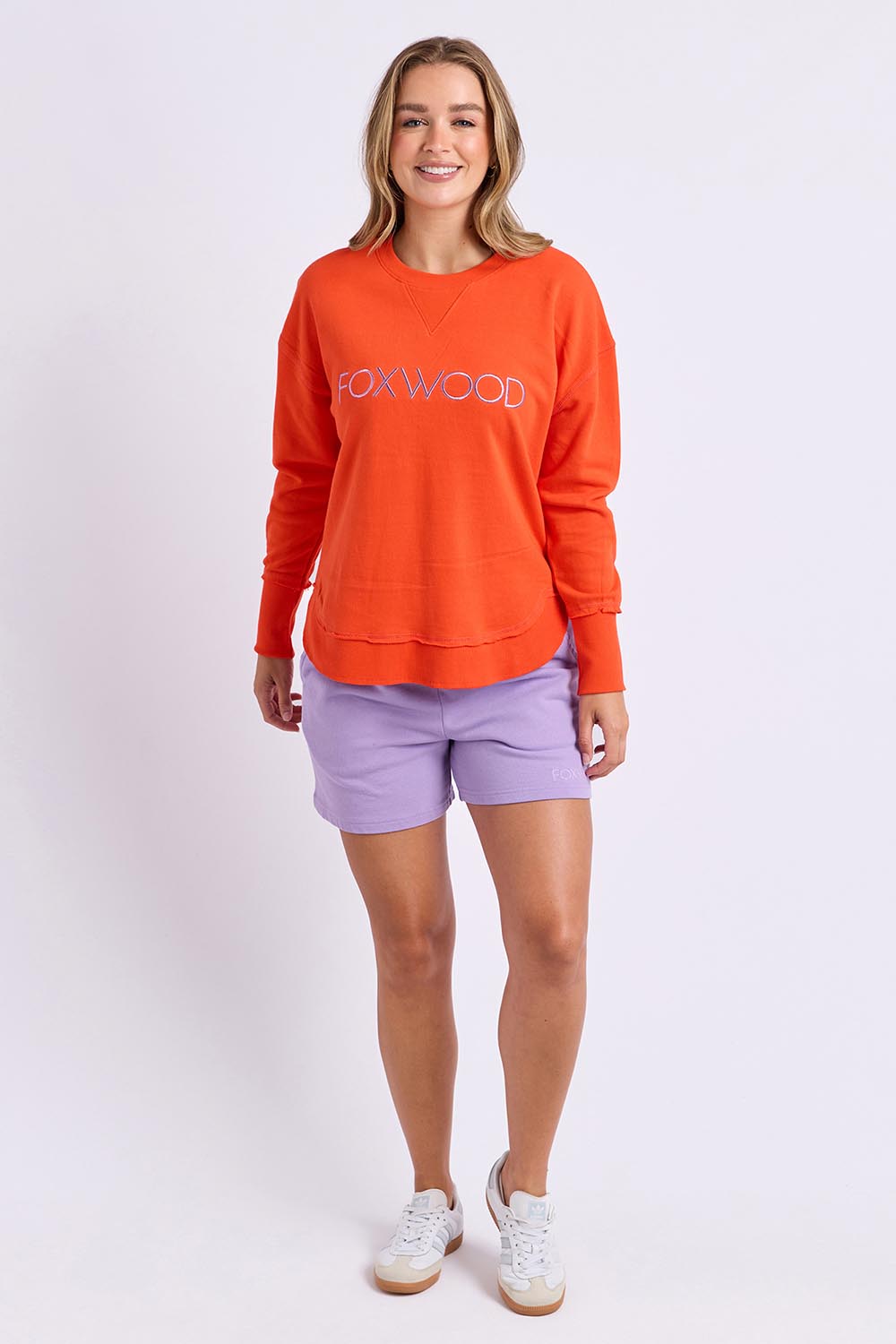 Elements Simplified Metallic Cotton Crew - Grenadine