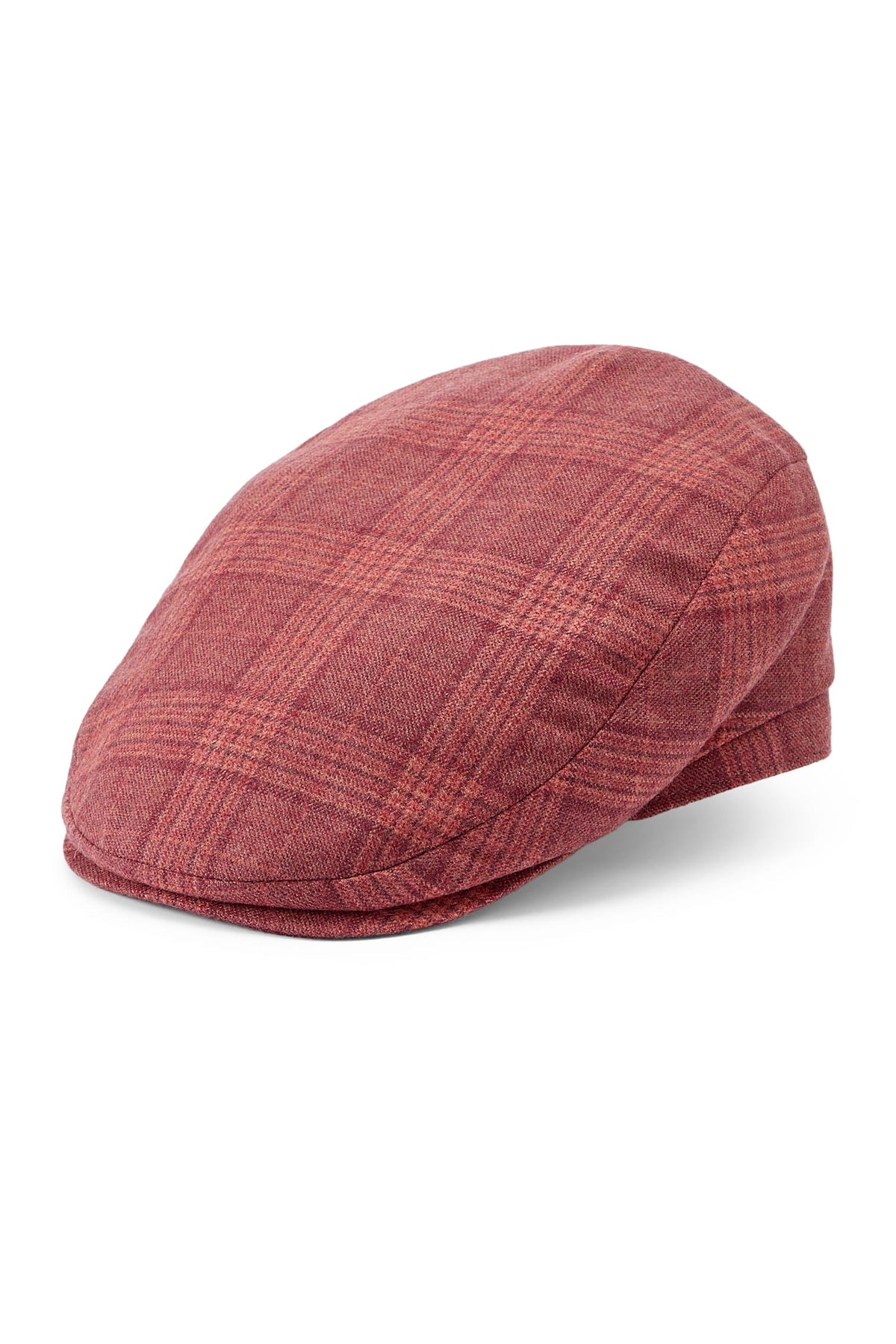 Grosvenor Red Check Flat Cap