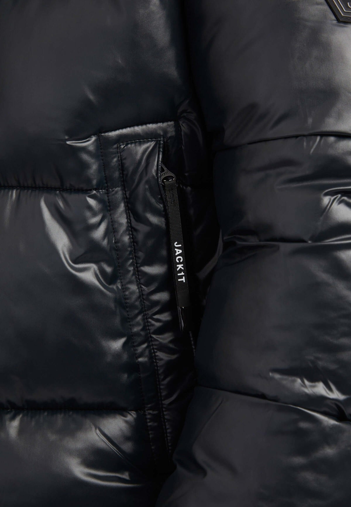EZ Placket Racer Jacket Black