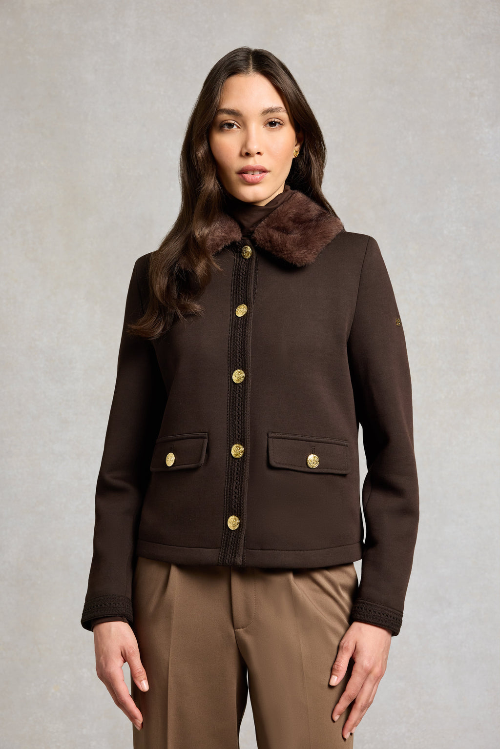 Ottie Trophy Jacket (Chocolate)