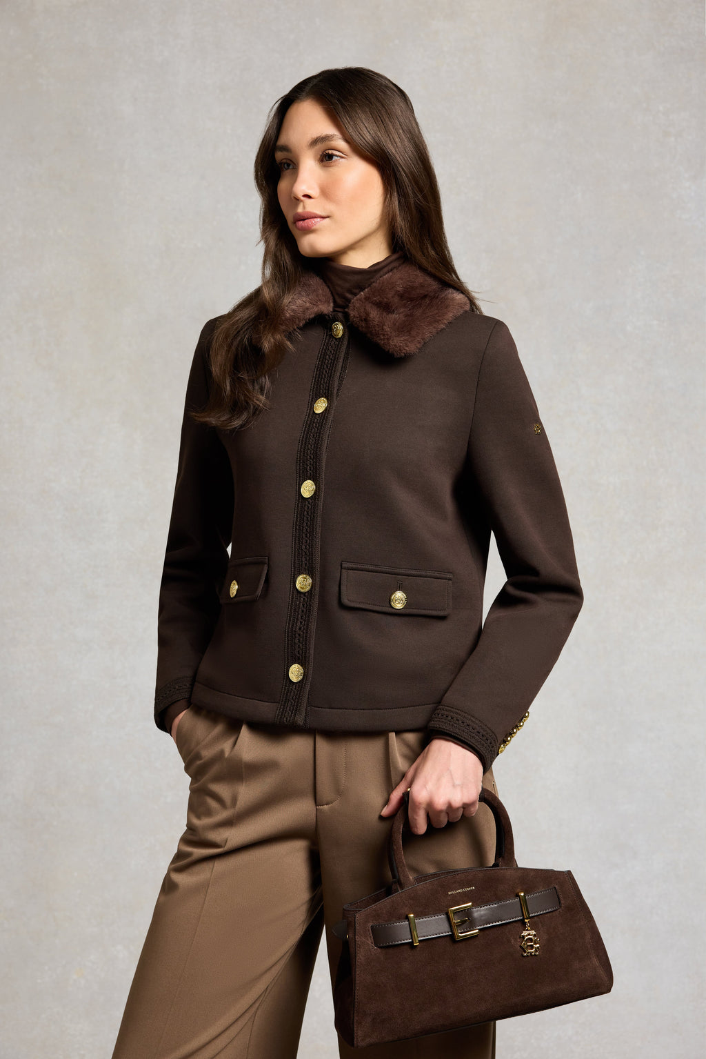 Ottie Trophy Jacket (Chocolate)