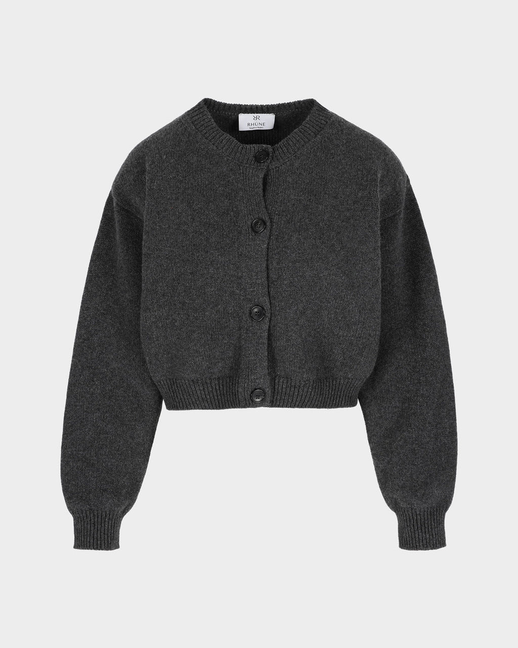 Lune Padded Shoulder Cardigan