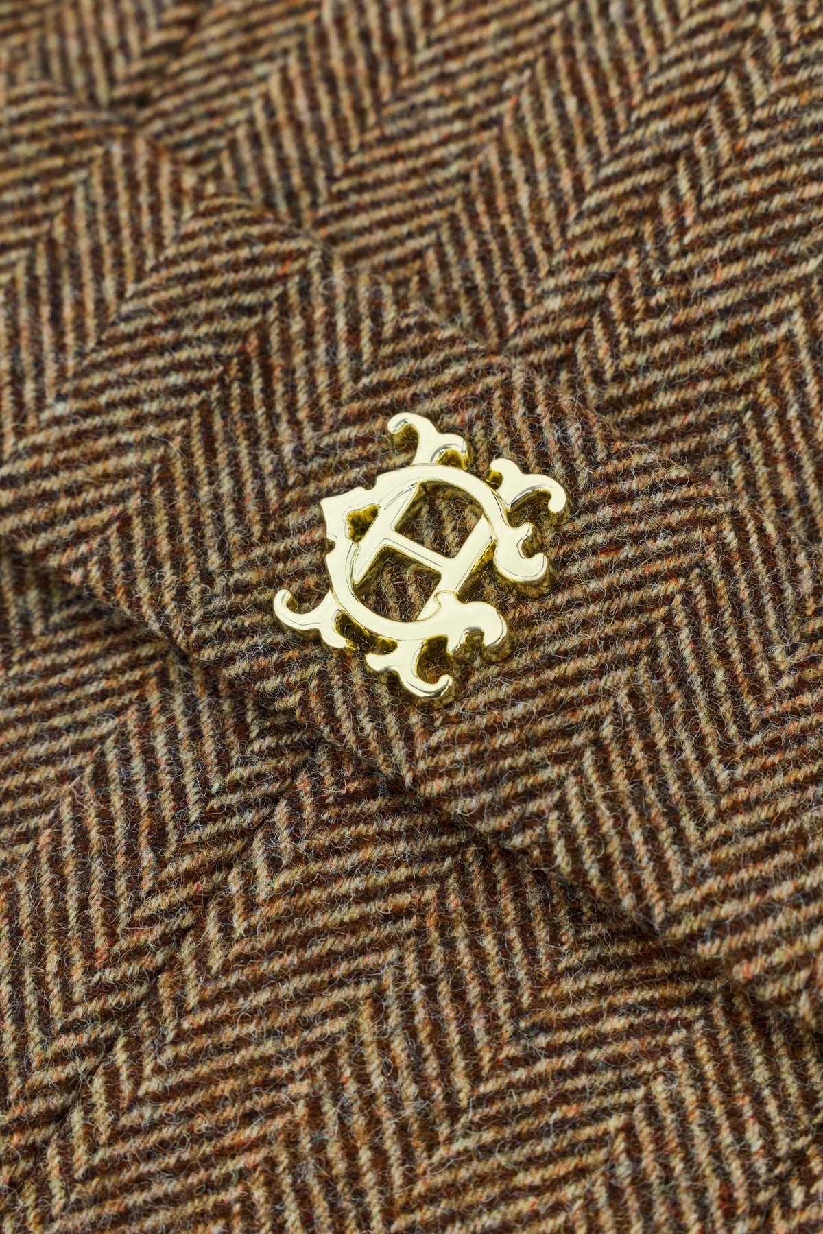 Regency Coat (Large Scale Brown Herringbone)
