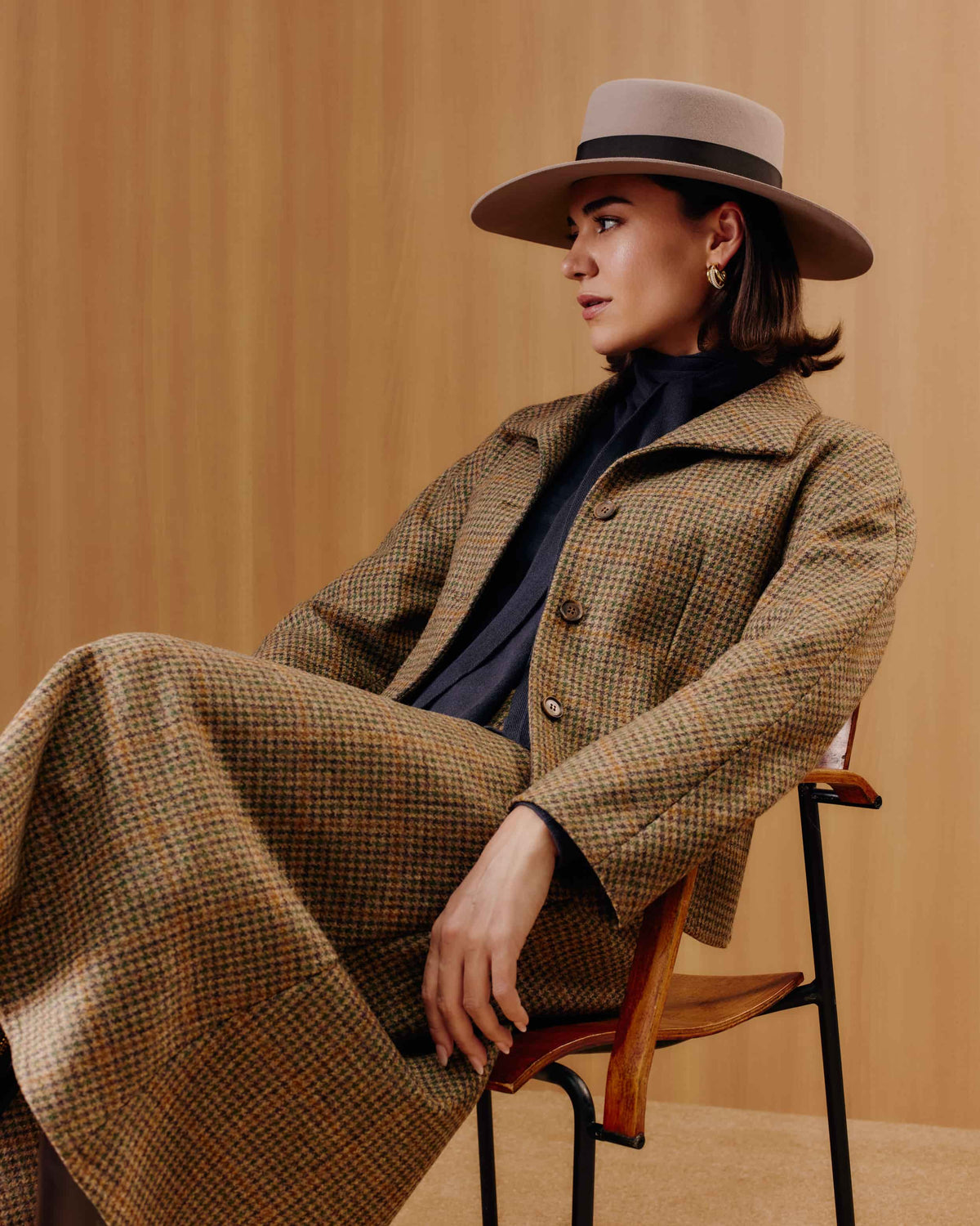 Serena Taupe Hat