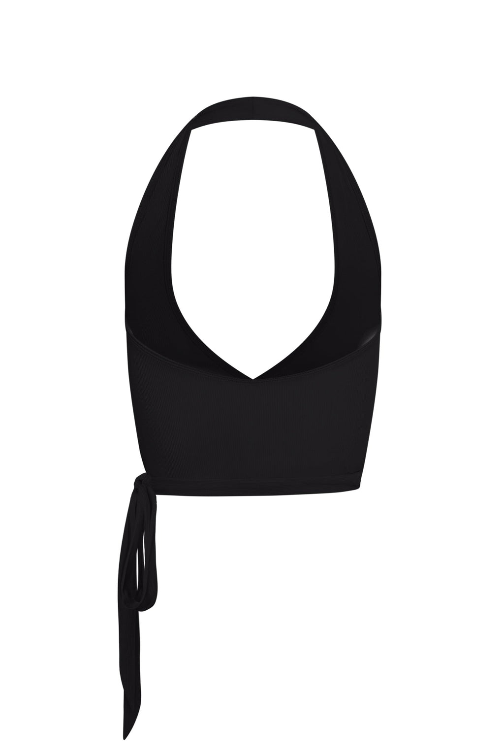 Yosemite Sleeveless Top - Black Lightweight Rib