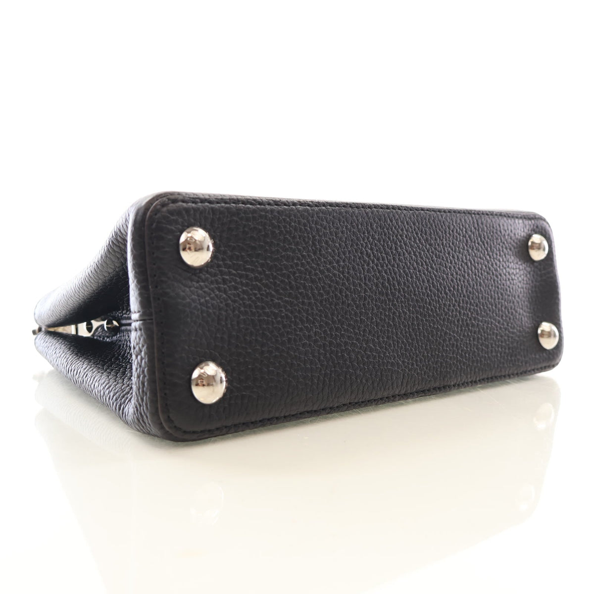 Louis Vuitton Python-Trimmed Taurillon Capucines BB