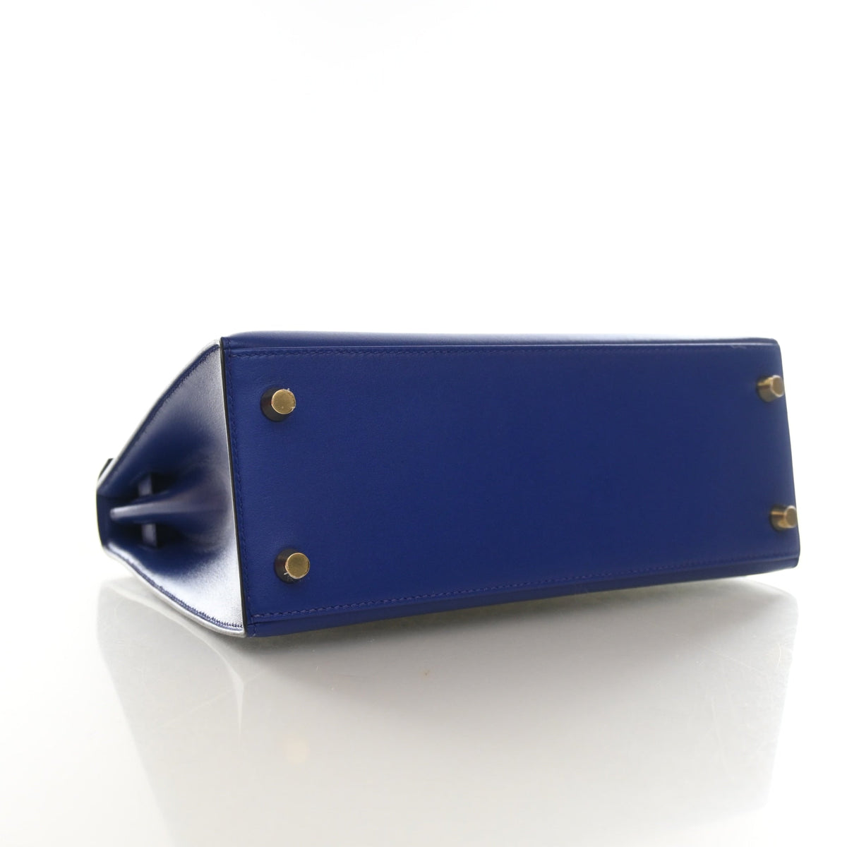 Hermes Bleu Electrique Veau Tadelakt Kelly 25