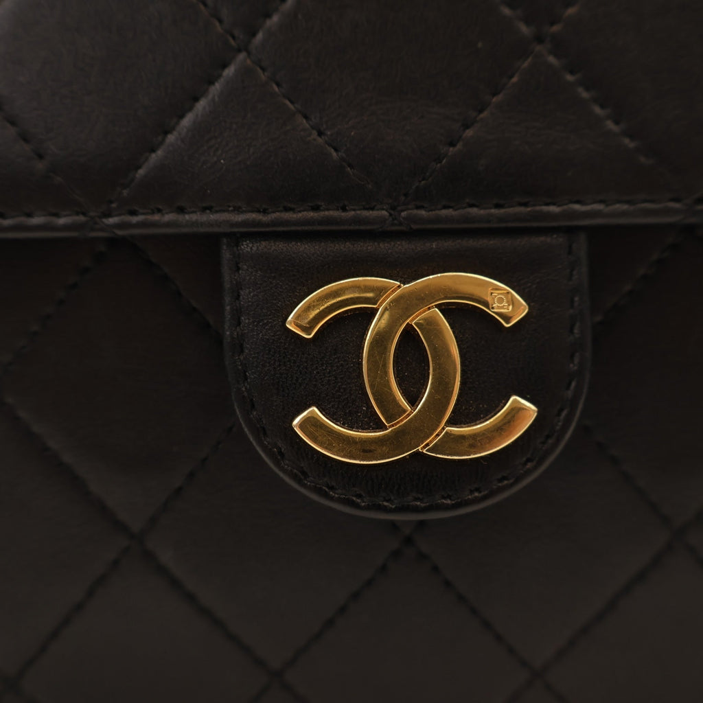Chanel Vintage Lambskin Quilted Flap Bag