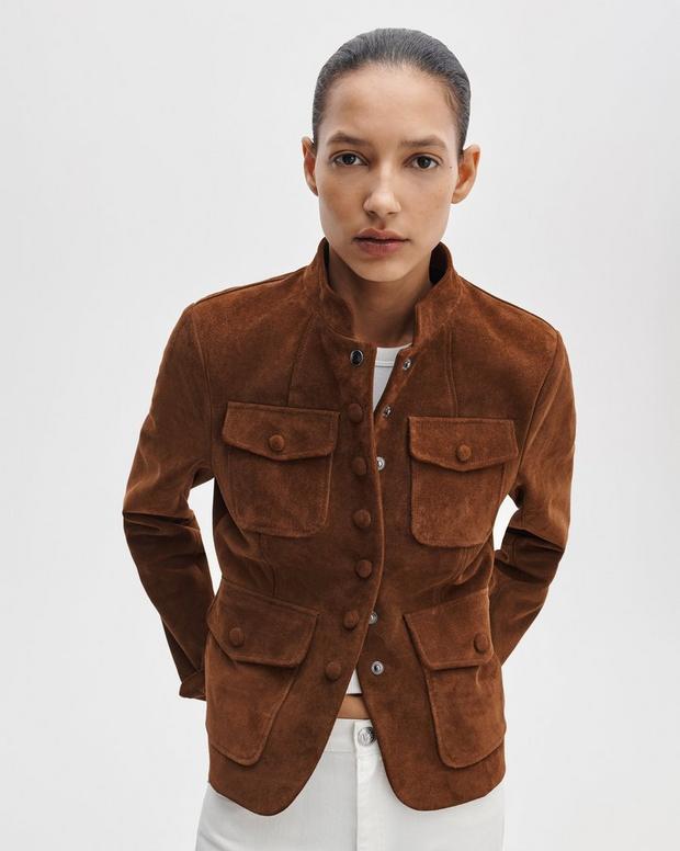 rag & bone — Mercer Suede Blazer