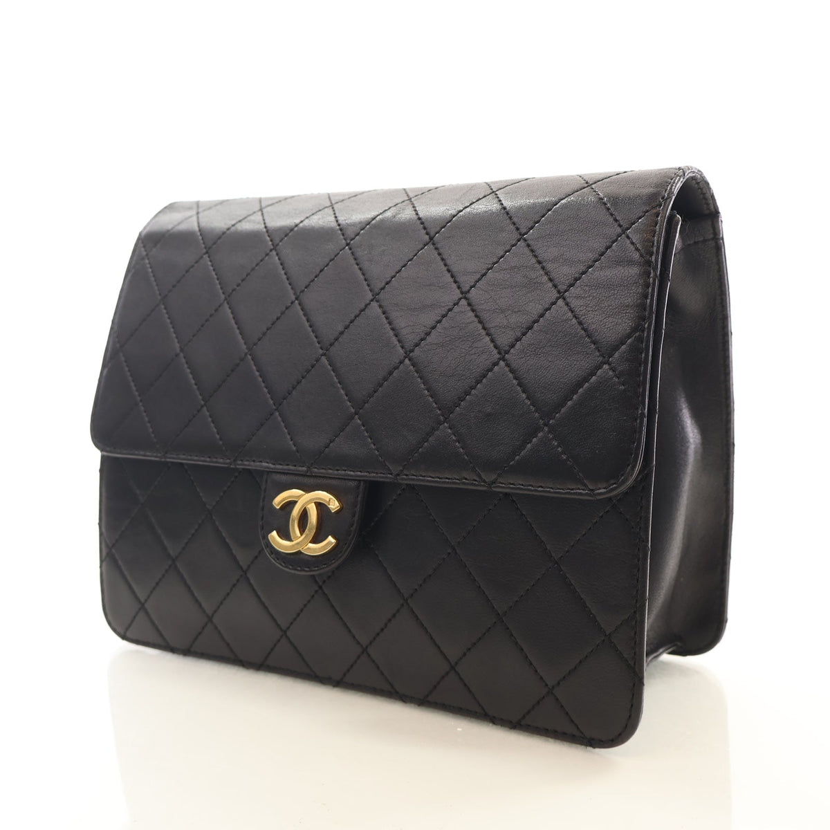 Chanel Vintage Lambskin Quilted Flap Bag