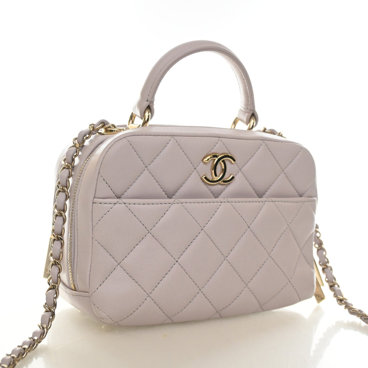 Chanel Lambskin Trendy CC Bowling Bag