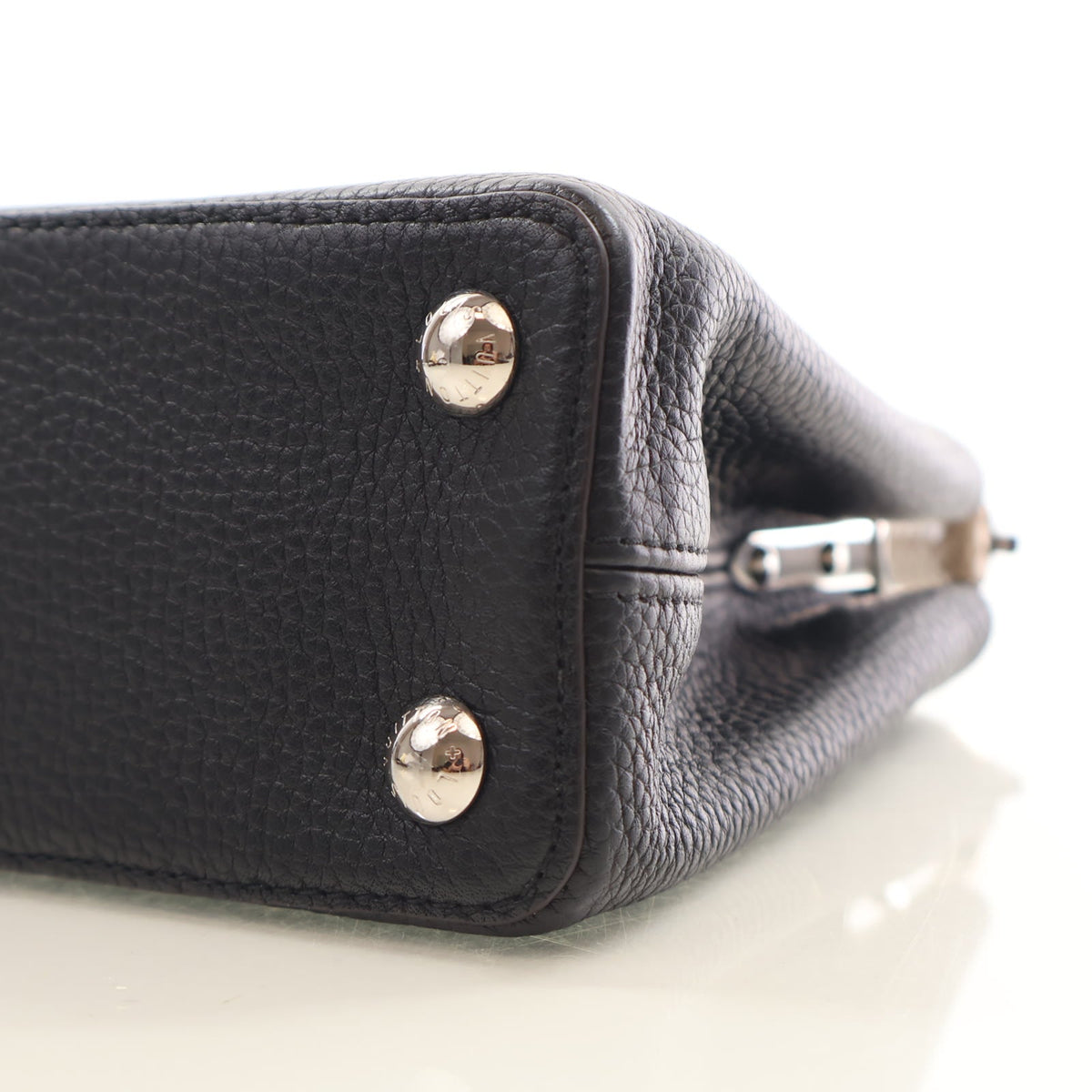 Louis Vuitton Python-Trimmed Taurillon Capucines BB