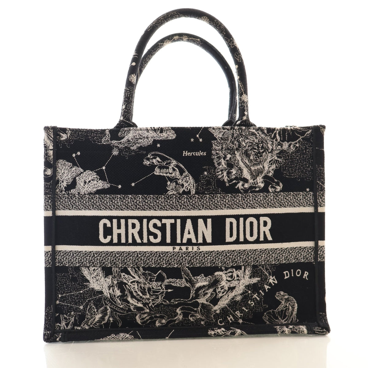 Christian Dior Medium Zodiac Toile De Jouy Book Tote